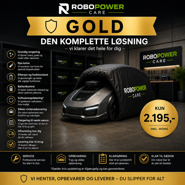 Robopower Care Gold – Komplet vinterservice